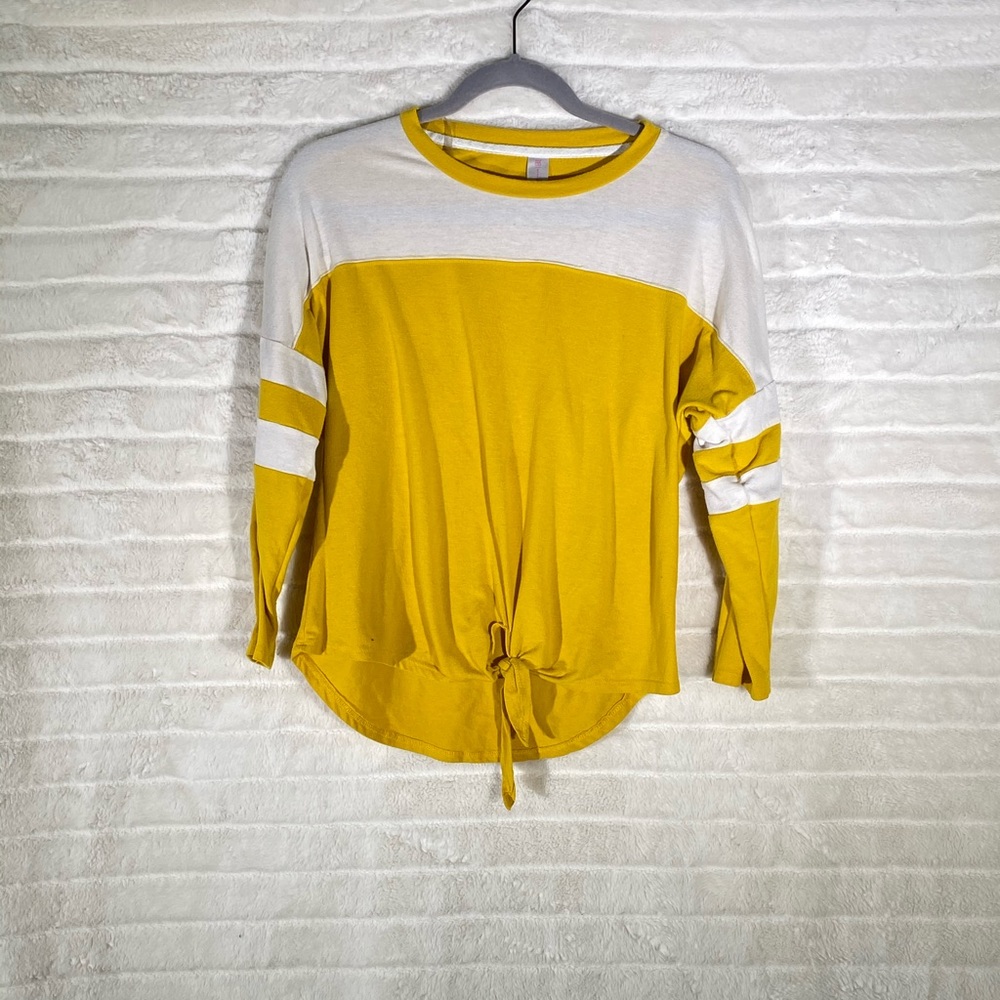 Yellow Mid Sleeve Tee